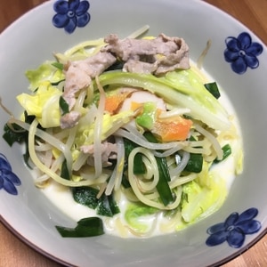 子供も大好き！牛乳をつかったちゃんぽん麺